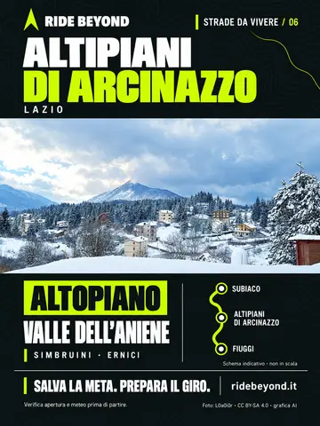 Grafica RIDE BEYOND · Altipiani di Arcinazzo