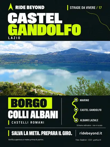 Grafica RIDE BEYOND · Castel Gandolfo
