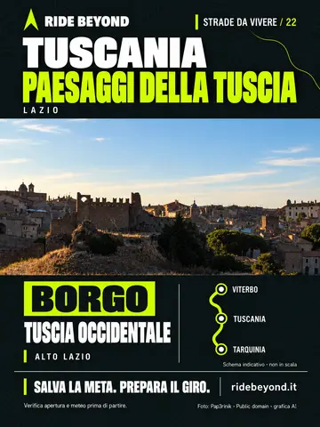 Grafica RIDE BEYOND · Tuscania