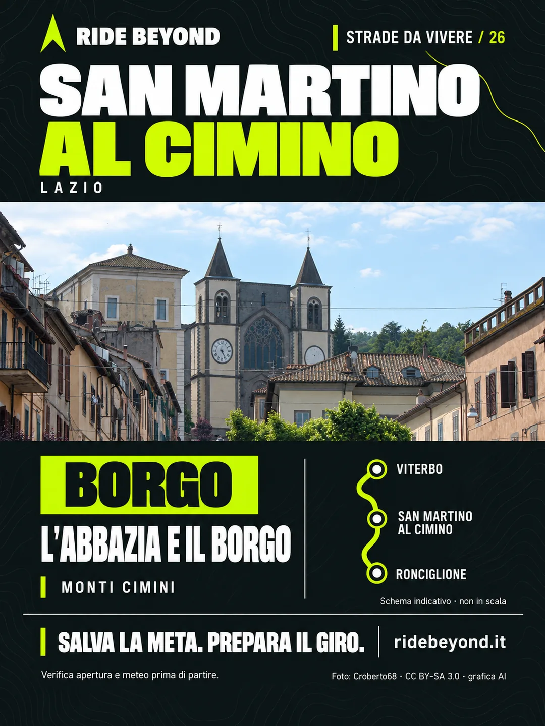 Grafica RIDE BEYOND · San Martino al Cimino, Lazio