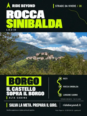 Grafica RIDE BEYOND · Rocca Sinibalda