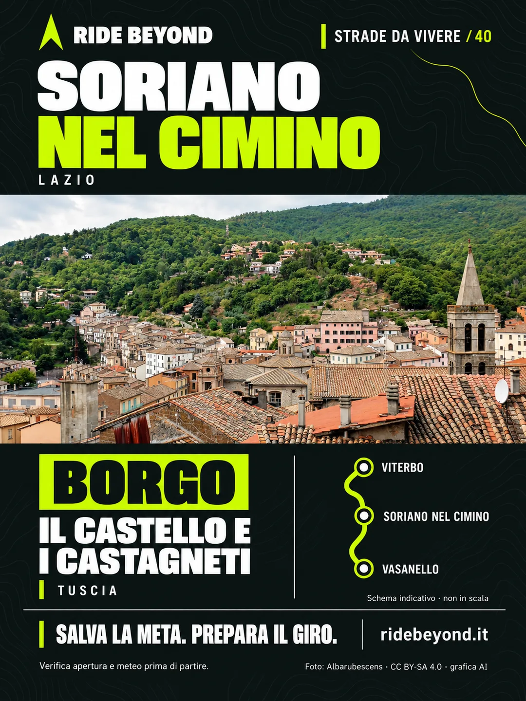 Grafica RIDE BEYOND · Soriano nel Cimino, Lazio