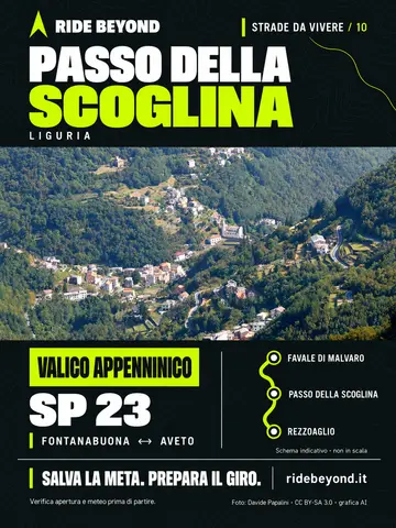 Grafica RIDE BEYOND · Passo della Scoglina