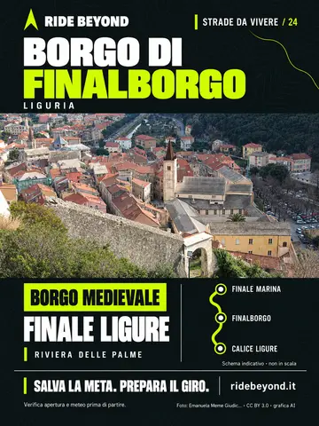 Grafica RIDE BEYOND · Borgo di Finalborgo