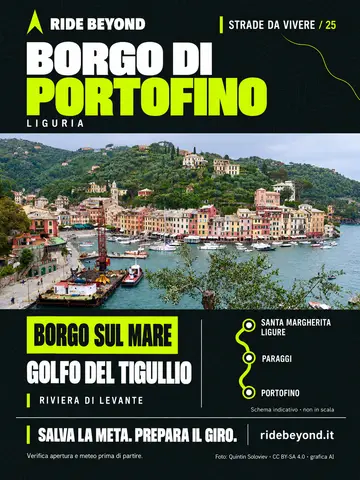 Grafica RIDE BEYOND · Borgo di Portofino