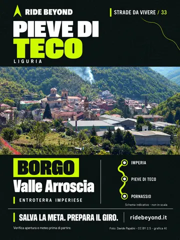 Grafica RIDE BEYOND · Pieve di Teco