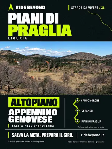 Grafica RIDE BEYOND · Piani di Praglia