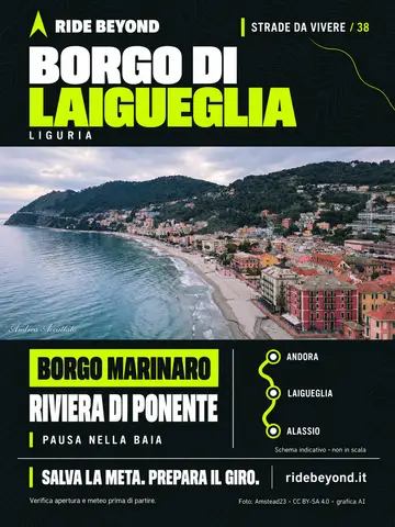 Grafica RIDE BEYOND · Laigueglia