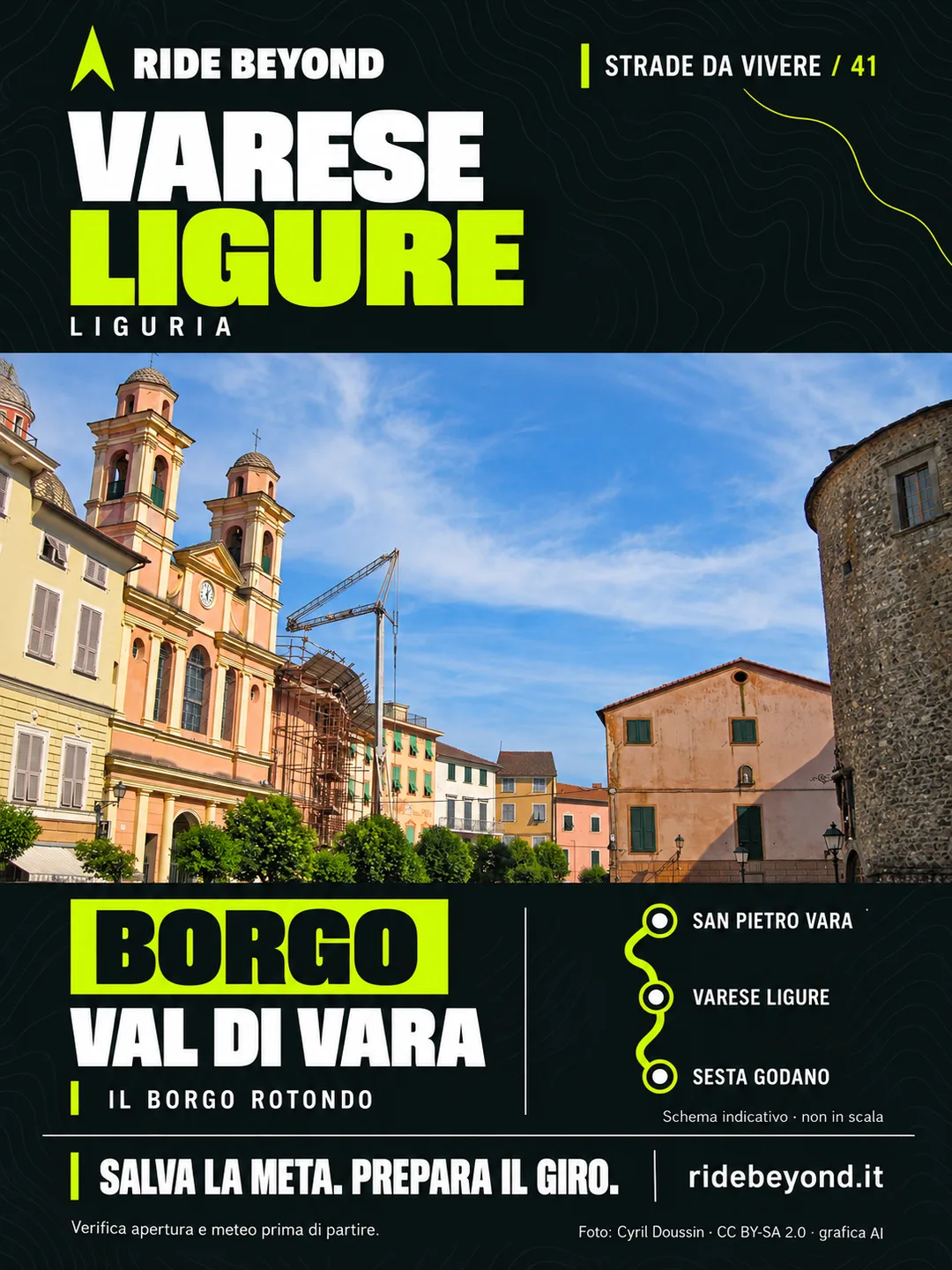 Grafica RIDE BEYOND · Varese Ligure, Liguria