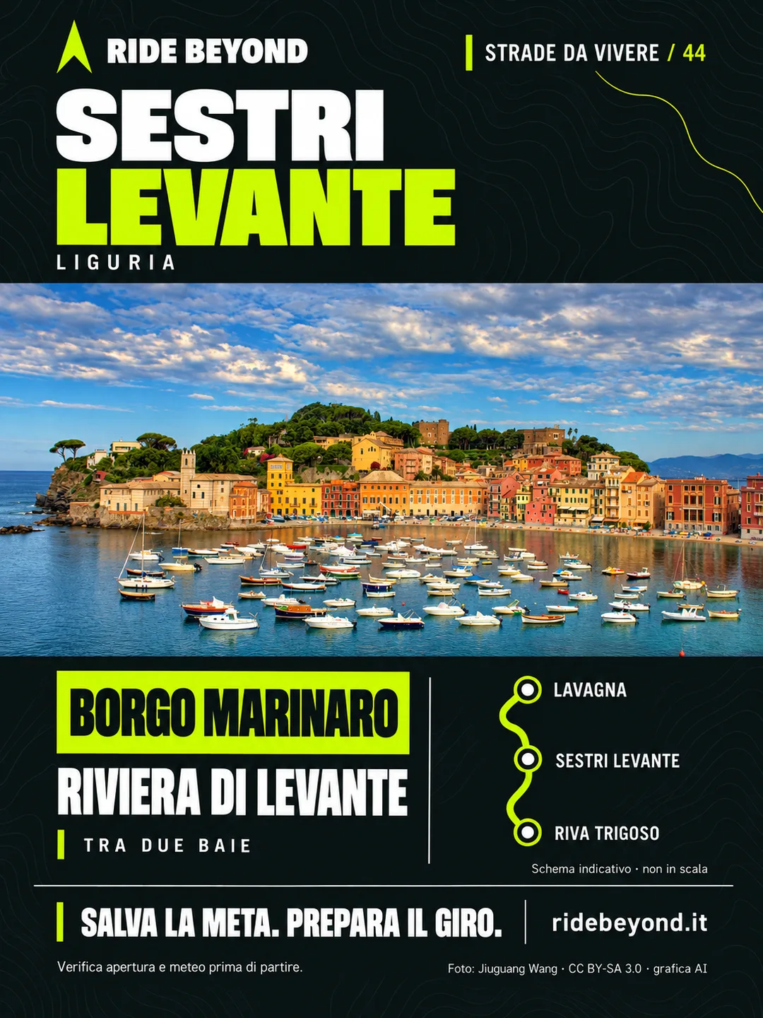 Grafica RIDE BEYOND · Sestri Levante, Liguria