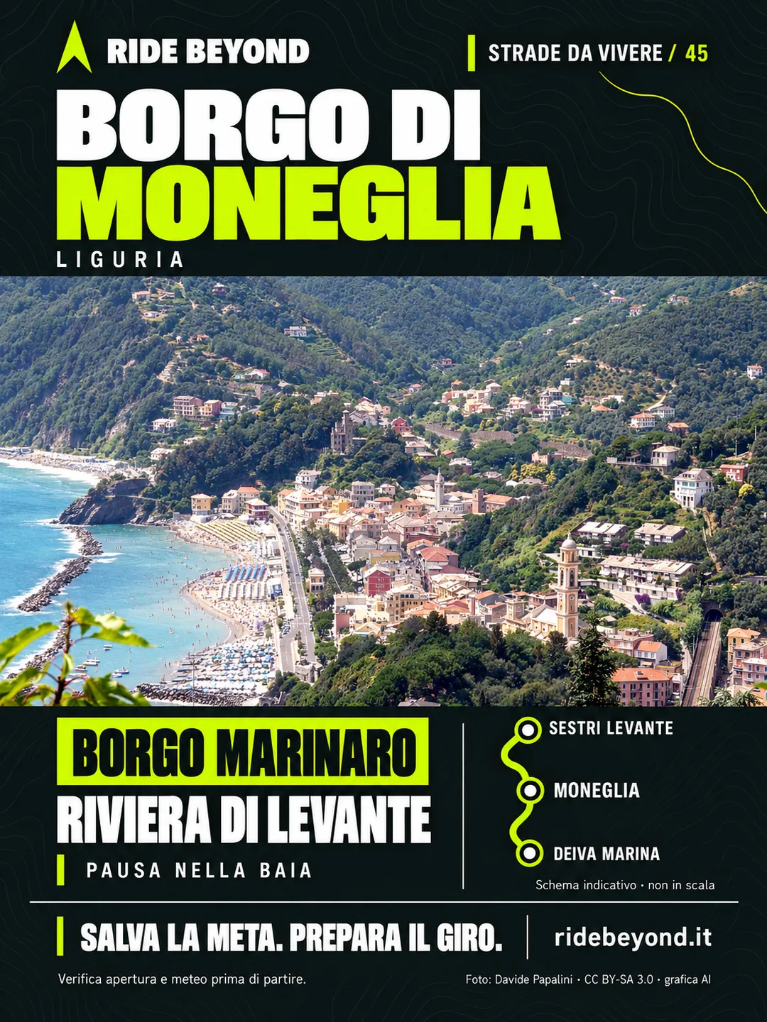 Grafica RIDE BEYOND · Moneglia, Liguria