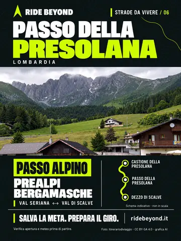 Grafica RIDE BEYOND · Passo della Presolana