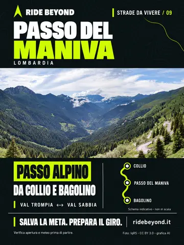 Grafica RIDE BEYOND · Passo del Maniva