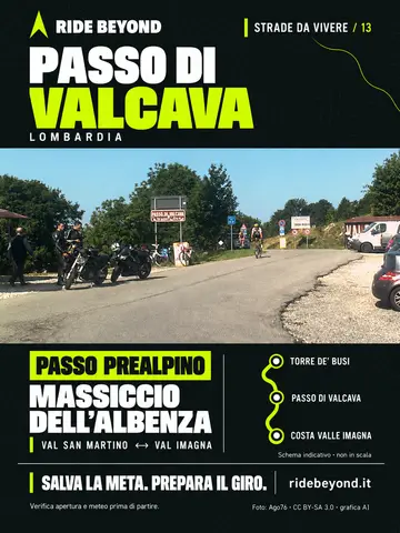Grafica RIDE BEYOND · Passo di Valcava