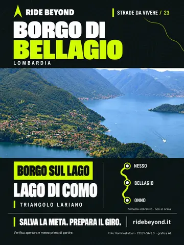 Grafica RIDE BEYOND · Borgo di Bellagio