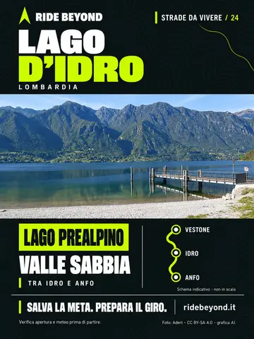 Grafica RIDE BEYOND · Lago d’Idro