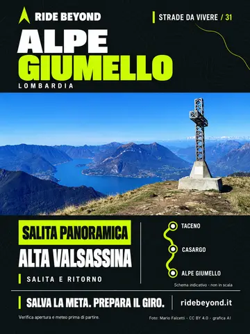 Grafica RIDE BEYOND · Alpe Giumello