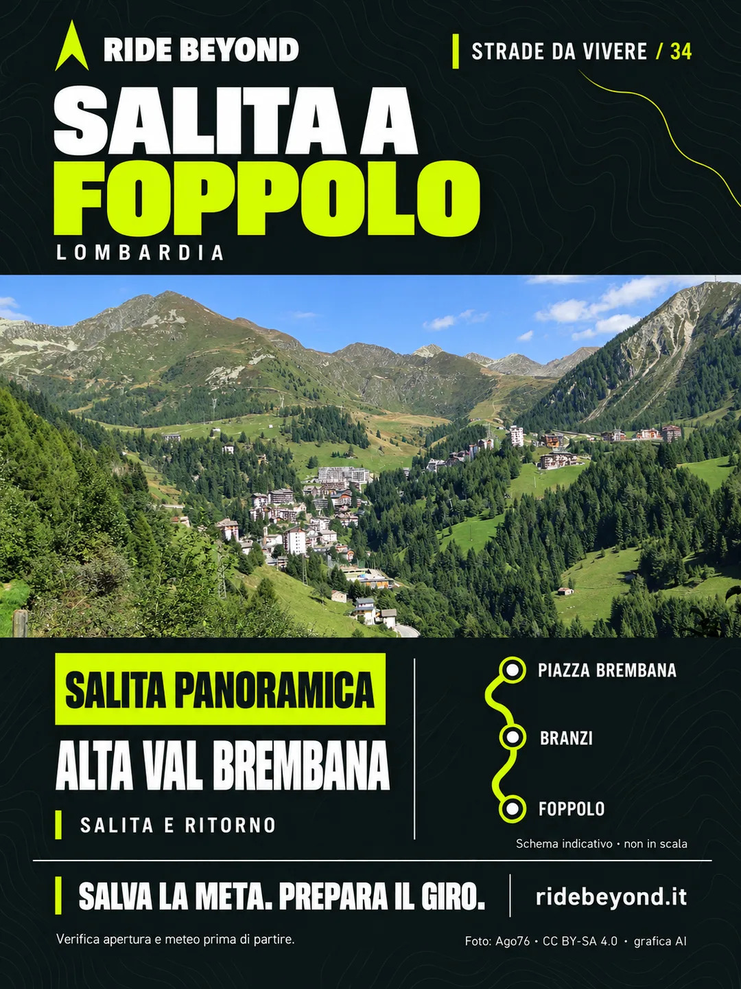 Grafica RIDE BEYOND · Foppolo, Lombardia