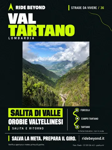 Grafica RIDE BEYOND · Val Tartano
