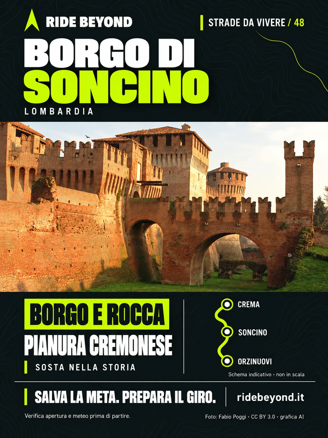 Grafica RIDE BEYOND · Soncino, Lombardia