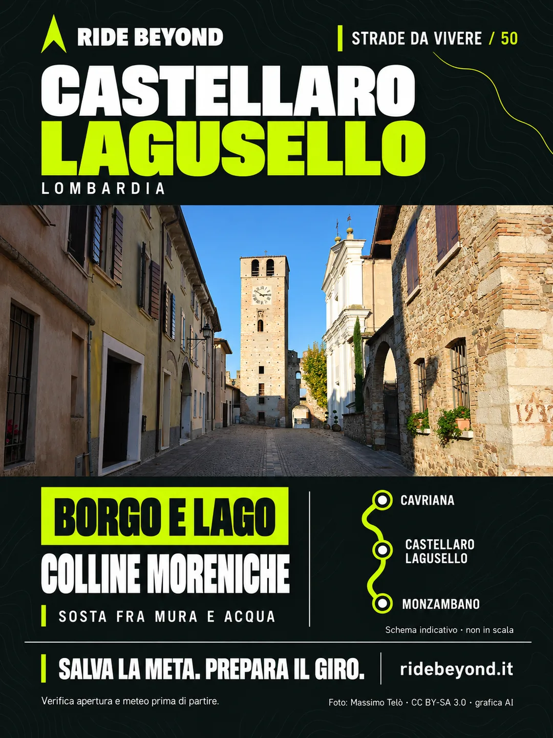 Grafica RIDE BEYOND · Castellaro Lagusello, Lombardia