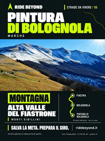 Grafica RIDE BEYOND · Pintura di Bolognola