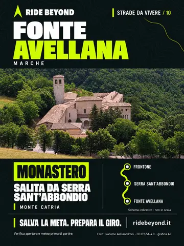 Grafica RIDE BEYOND · Fonte Avellana