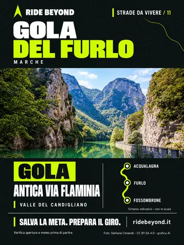 Grafica RIDE BEYOND · Gola del Furlo