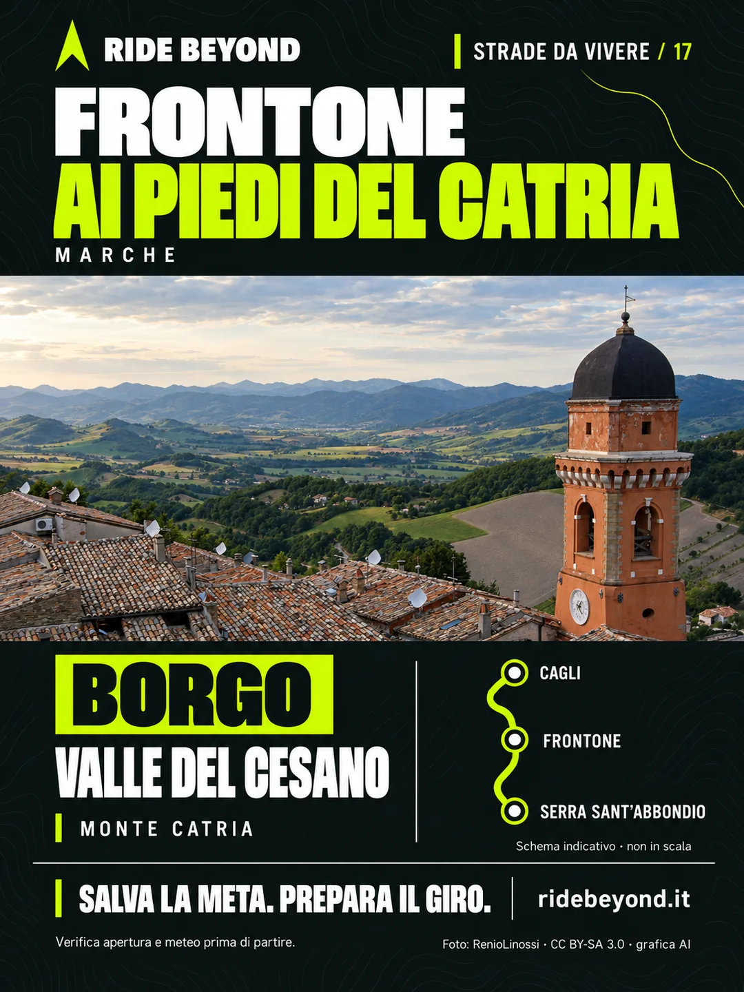 Grafica RIDE BEYOND · Frontone, Marche