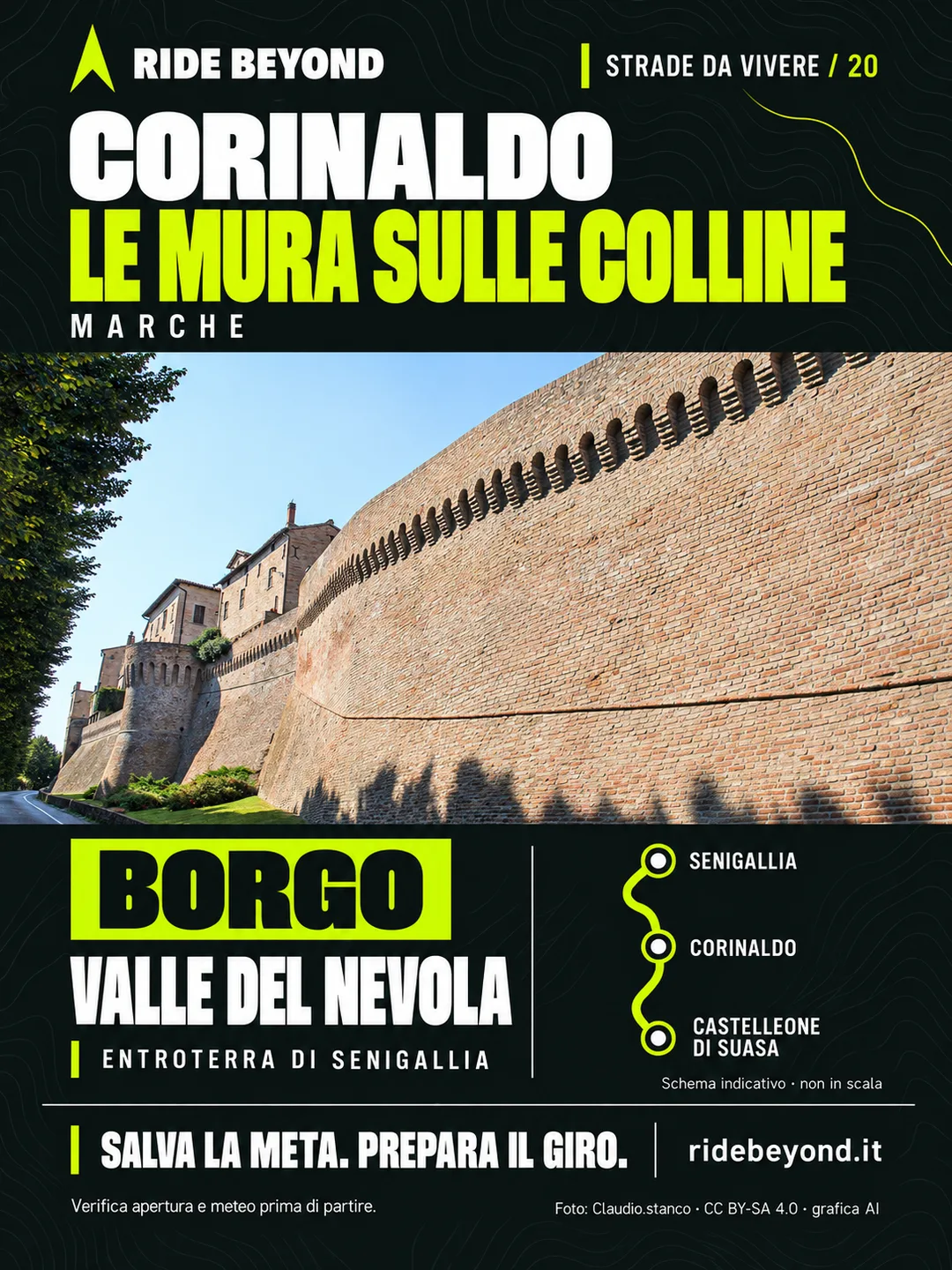 Grafica RIDE BEYOND · Corinaldo, Marche