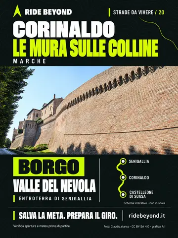 Grafica RIDE BEYOND · Corinaldo