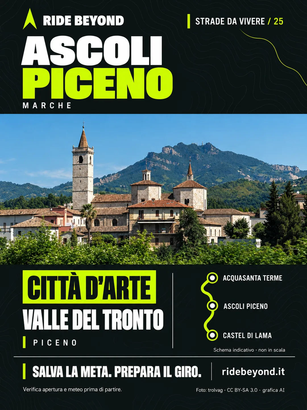 Grafica RIDE BEYOND · Ascoli Piceno, Marche