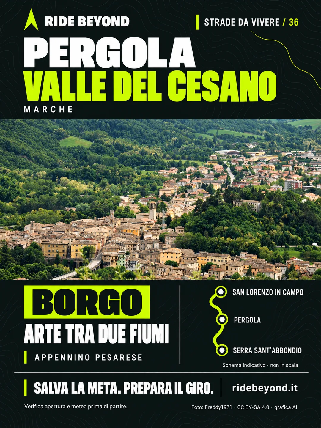 Grafica RIDE BEYOND · Pergola, Marche