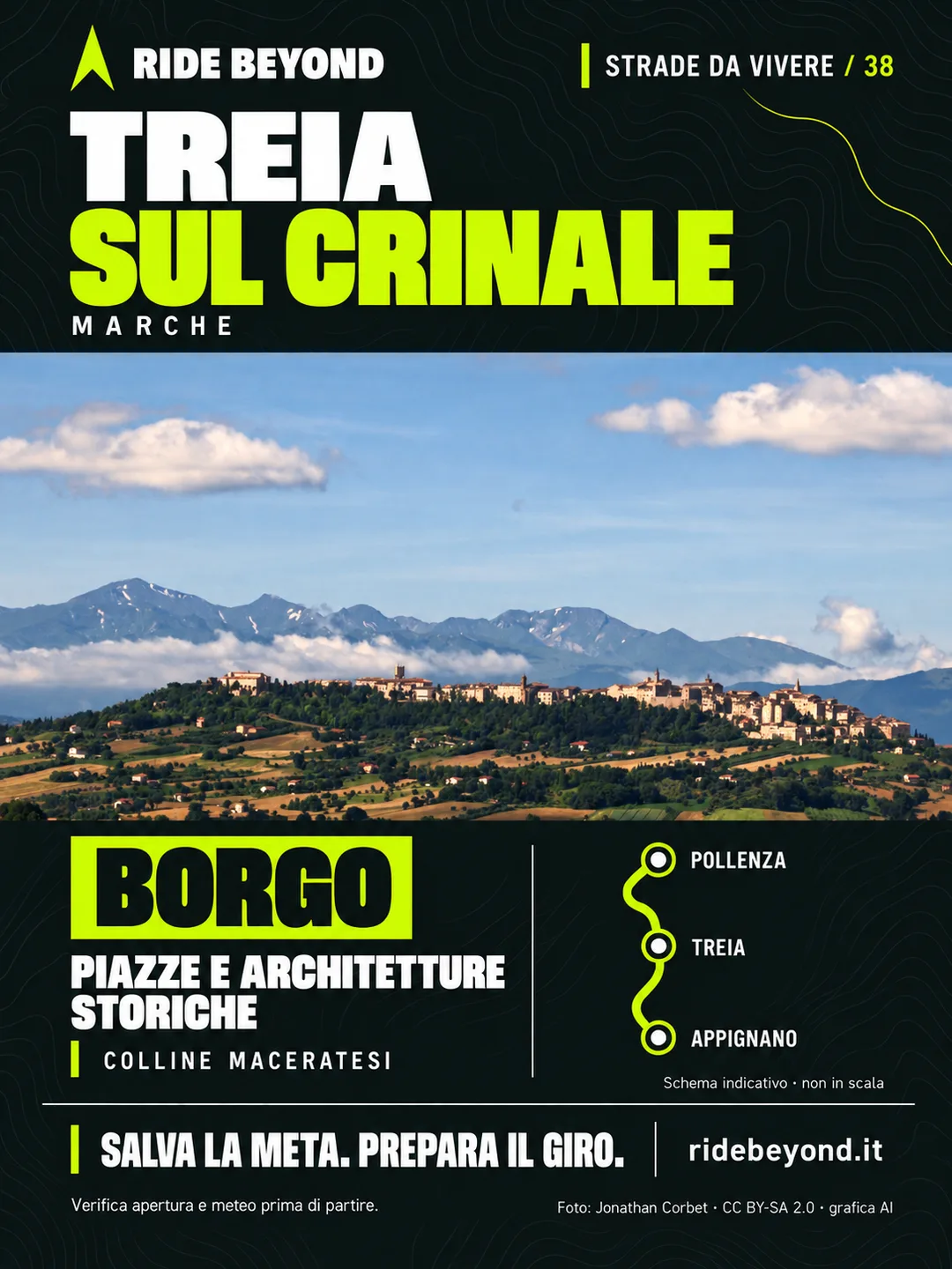 Grafica RIDE BEYOND · Treia, Marche