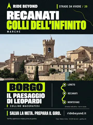 Grafica RIDE BEYOND · Recanati