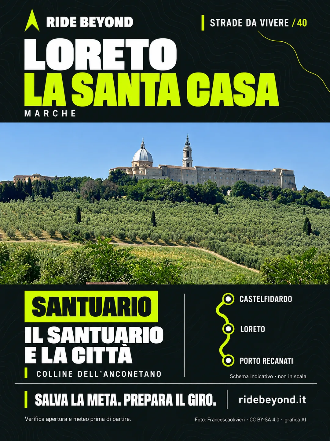 Grafica RIDE BEYOND · Loreto, Marche