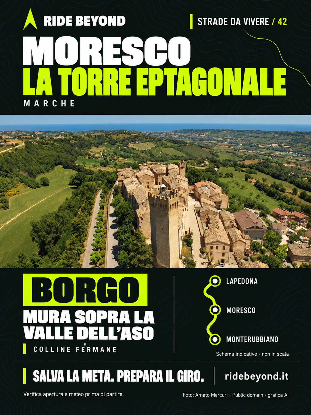 Grafica RIDE BEYOND · Moresco, Marche