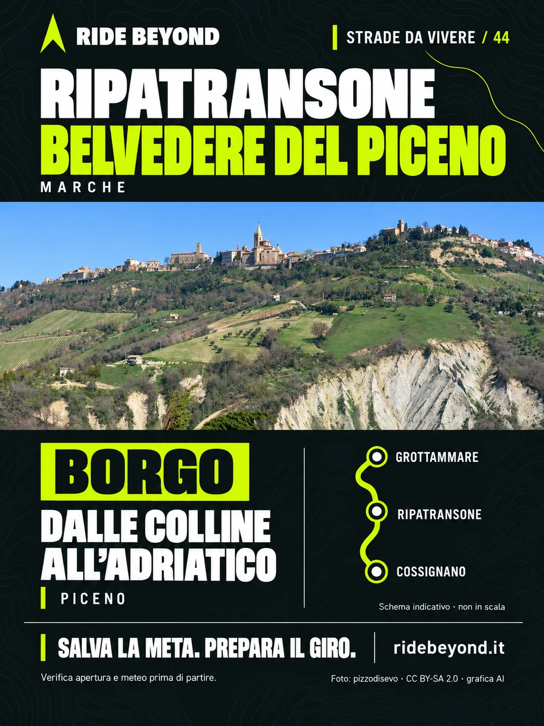 Grafica RIDE BEYOND · Ripatransone, Marche