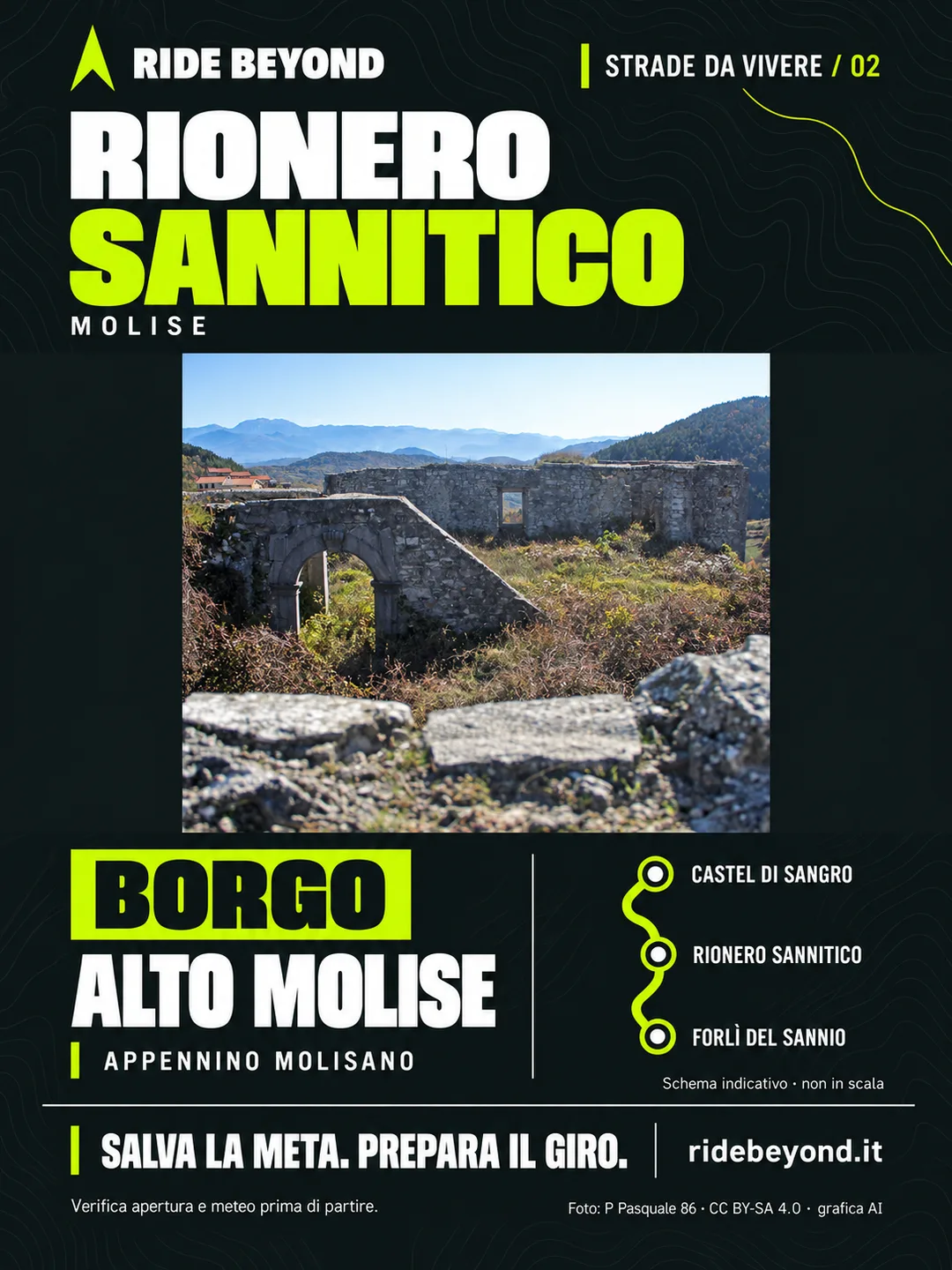 Grafica RIDE BEYOND · Rionero Sannitico, Molise