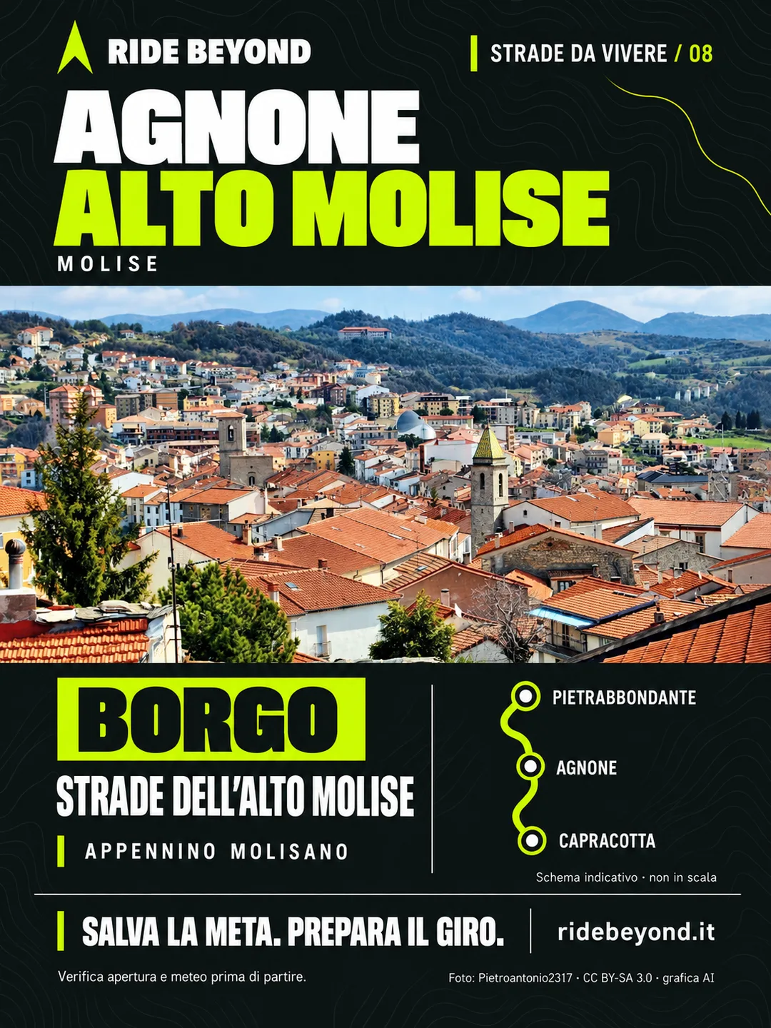 Grafica RIDE BEYOND · Agnone, Molise