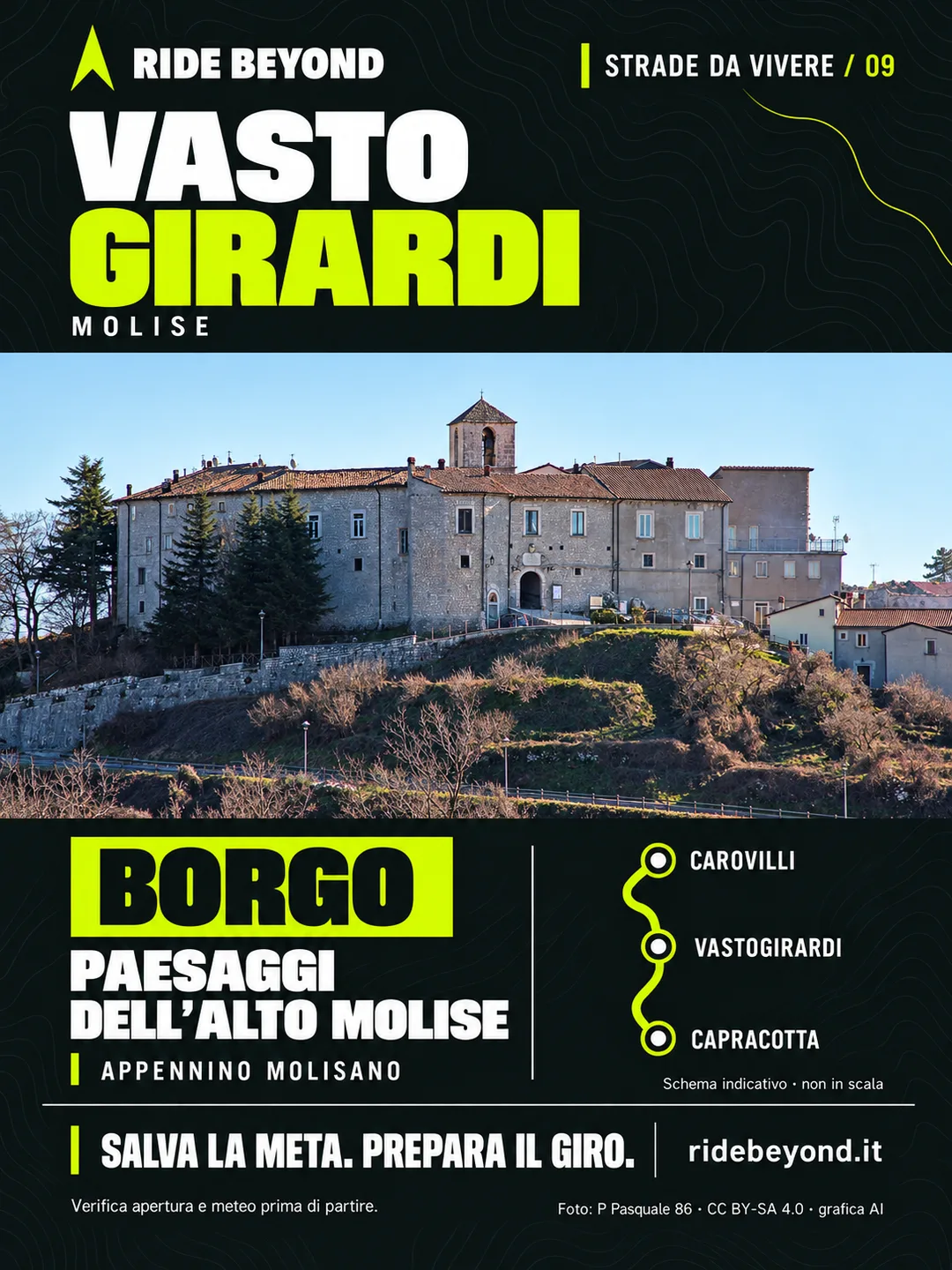 Grafica RIDE BEYOND · Vastogirardi, Molise