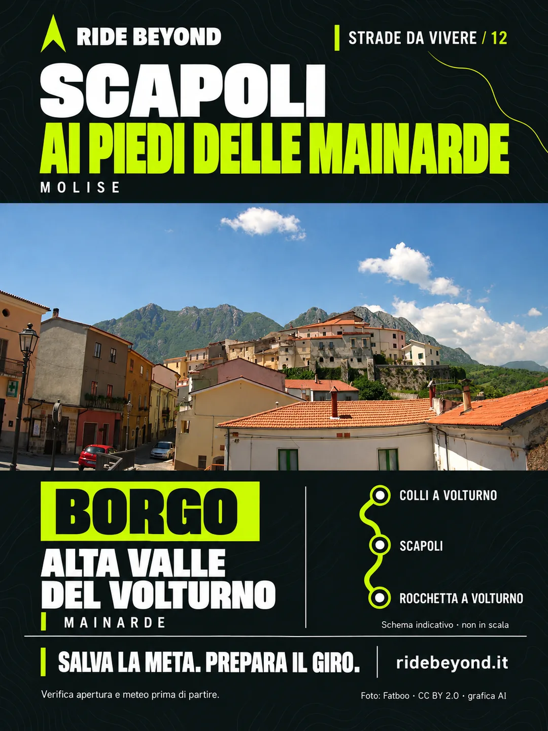 Grafica RIDE BEYOND · Scapoli, Molise
