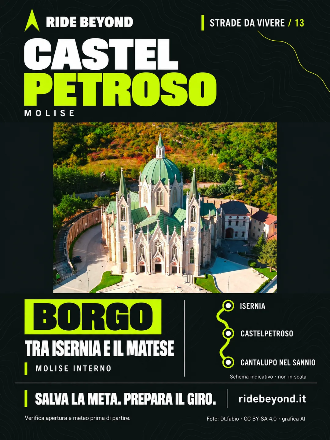 Grafica RIDE BEYOND · Castelpetroso, Molise