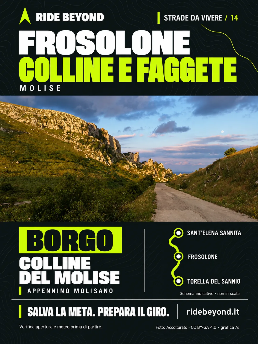 Grafica RIDE BEYOND · Frosolone, Molise