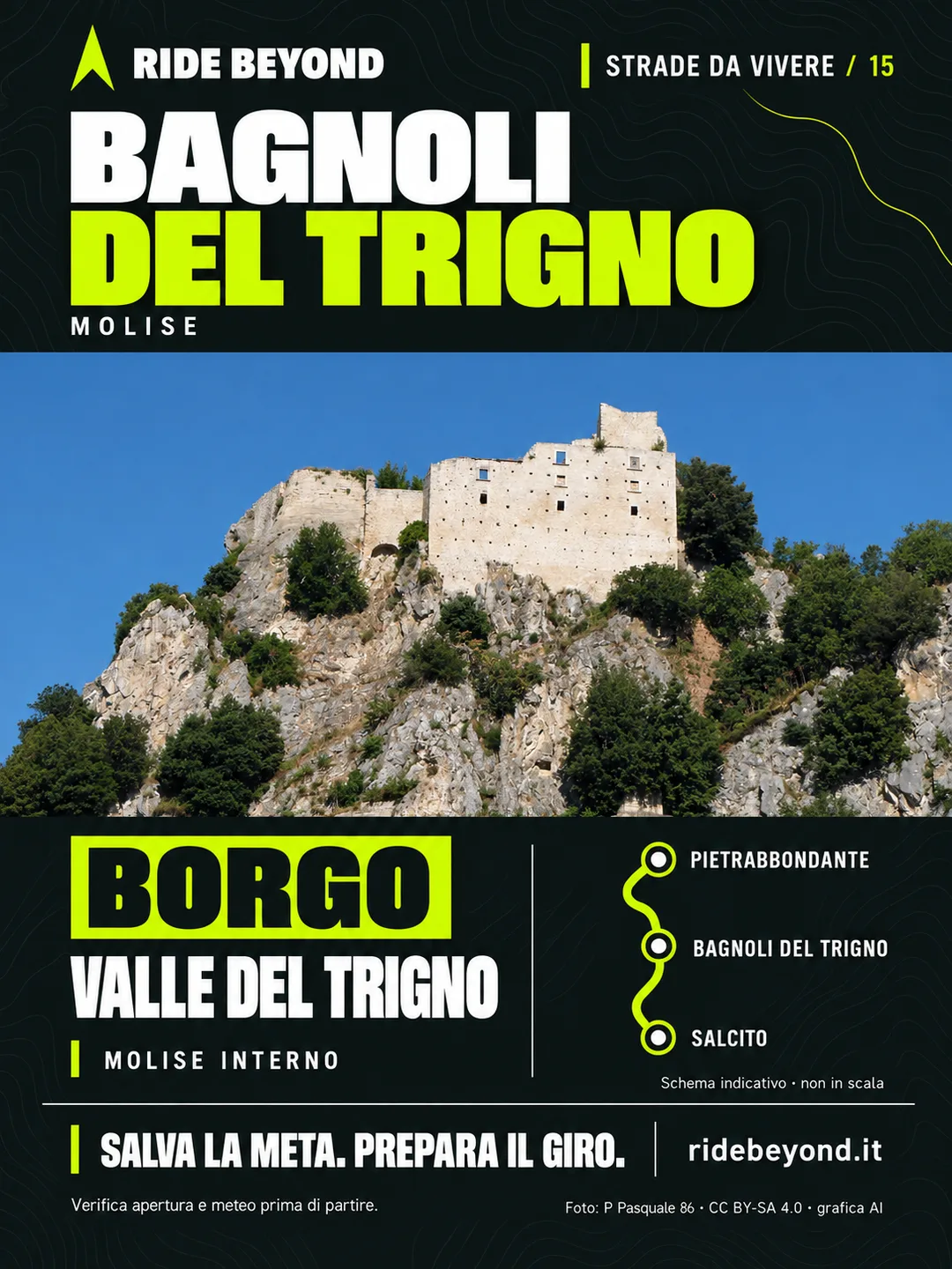Grafica RIDE BEYOND · Bagnoli del Trigno, Molise