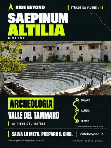 Grafica RIDE BEYOND · Saepinum · Altilia