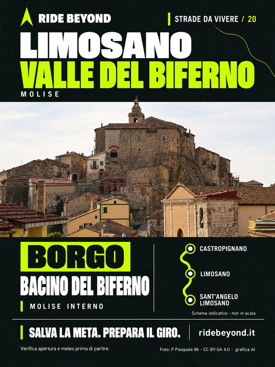 Grafica RIDE BEYOND · Limosano, Molise