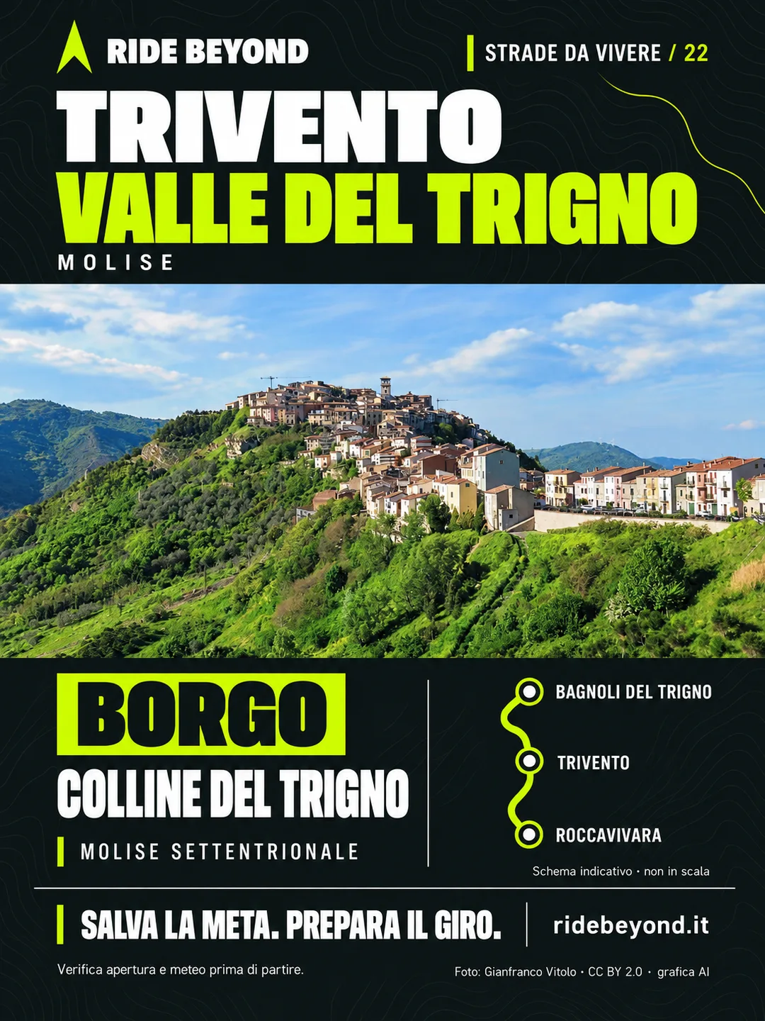 Grafica RIDE BEYOND · Trivento, Molise