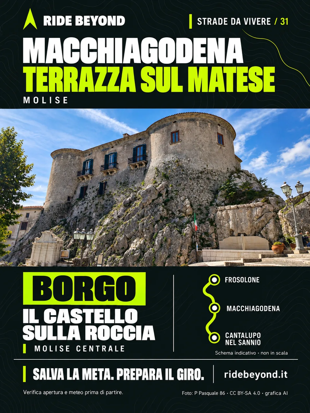 Grafica RIDE BEYOND · Macchiagodena, Molise