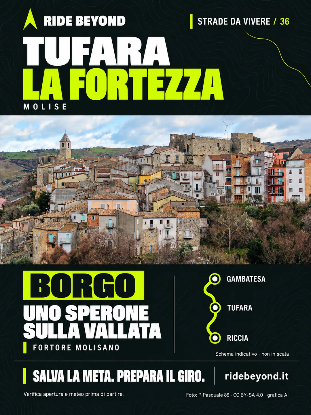 Grafica RIDE BEYOND · Tufara, Molise
